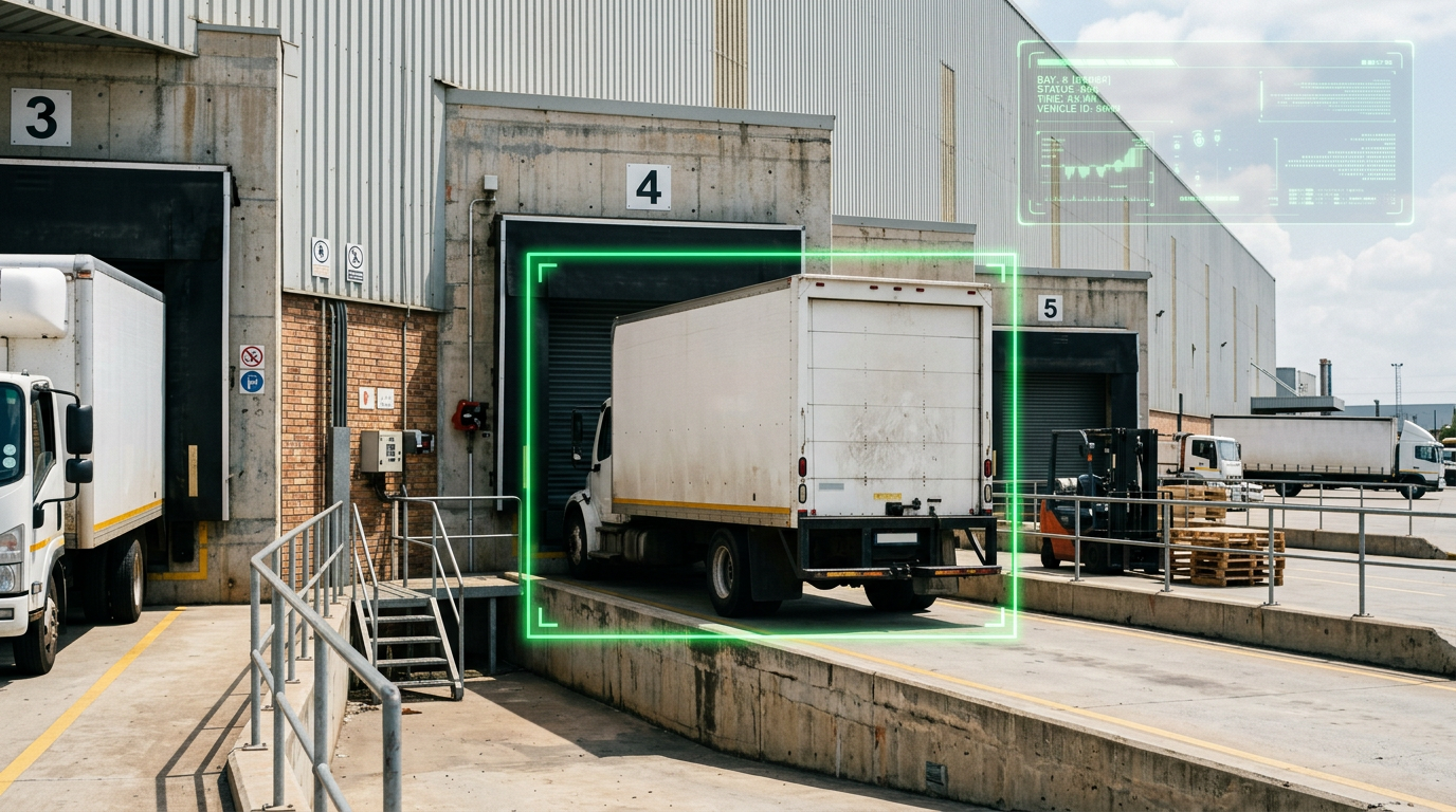 Logistics truck with vehicle detection
